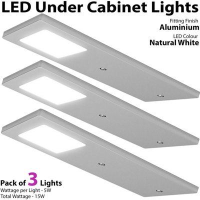 Litever Under Cabinet Light, 6 PCS 20 Inches Flexible LED Strips with ...