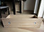 3x Underbed Bed Storage Drawers for Double Bed Light Wood Effect Sonoma Oak Nepo