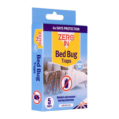 3x Zero In Bed Bug Killer Traps Poison Free Bed Bug Treatment 5 Self ...