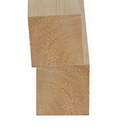 3x3 Inch Planed Timber  (L)1200mm (W)69 (H)69mm Pack of 2