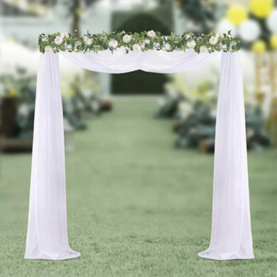 3 x 6 m bruiloft party backdrop staande pijp kit gordijn frame, geschikt voor bruiloft verjaardag babypartij
