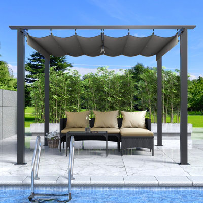 Pergolas And Gazebos Clearance Outsunny 10' X 10' Outdoor