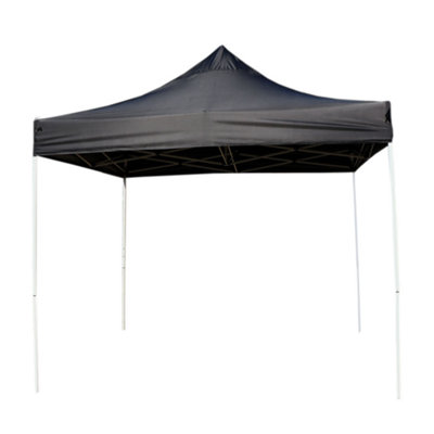 3x3m Pop Up Heavy Duty Gazebo With 4 Sides - Grey - 4