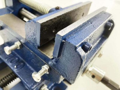 3 Inch Cross Slide Drill Press Vise - Heavy Duty Machine Clamp For Drilling, Milling, And Mechanical Work