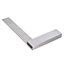 4" 100mm Engineer Tri Set Square Right Angle Straight Edge Stainless Steel