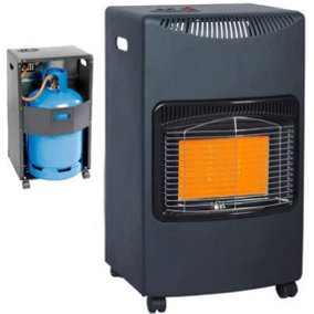 4.2Kw Gas Heater Free Standing Gas Heater Portable Heater With With Wheels Comes + Hose And Regulator