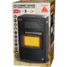 4.2KW Portable Indoor Gas Heater Home Heating with Regulator Hose