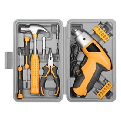 4.2V USB Rechargeable Electric Screwdriver Set 2000mAh Adjustable ...