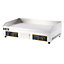 4.4kw Flat Top Stainless Steel Electric Countertop Kitchen Griddle with Temperature Control