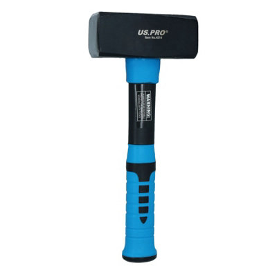 4.4lb / 2kg Stoning Sledge Lump Hammer With Fibreglass Non Slip Handle