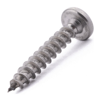 4.5 X 20 Six Lobe Pan Chipboard 100 Pack A2 Stainless Steel