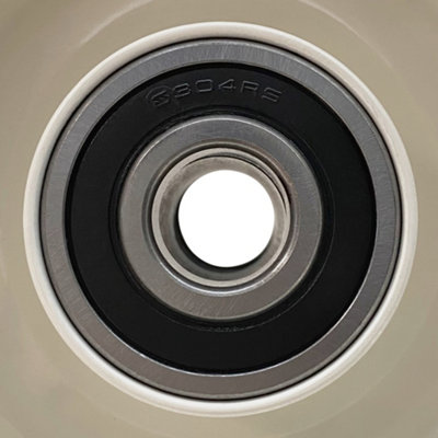 4.50x6 Rim Steel Wheel Welded 20mm Ball Bearing 80mm Hub Length + Cap ...