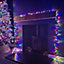 4.5m Multi Colour or White Colour Changing Connectable Cluster LED Lights Christmas Decorations
