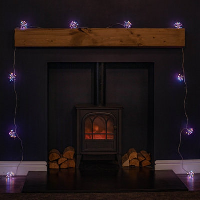 4.5m Ultra Brights Starburst Multi Action Christmas Lights with 200 Rainbow LEDs and Timer Function
