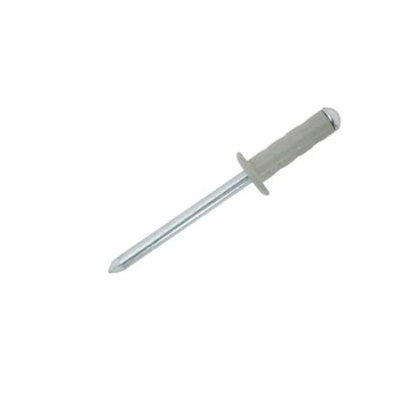 4.8 x 15 Aluminium / Steel Dome Head Multigrip Rivets Goosewing Grey 10A05
