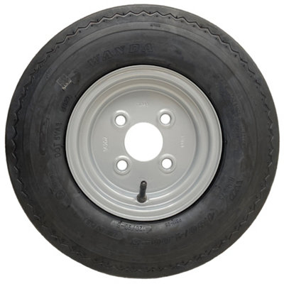 4.80/4.00-8 road legal, high speed wheels, 400 8, 4ply, 100mm PCD - set ...