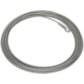4.8mm x 15.2m Wire Rope Suitable For ys02806 ATV Quadbike Recovery Winch