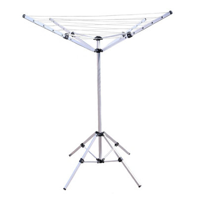 4 Arm Portable Rotary Airer Clothes Dryer Washing Line Folding