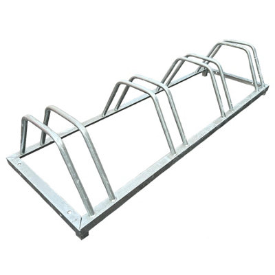 4 Bike Cycle Stand Holder Floor Rack 123 x 40cm Wall Mounting Storage Parking