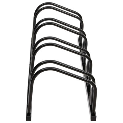 4-Bike Rack Black 103.5 x 33 x 26 cm - Heavy-Duty Galvanised Steel ...