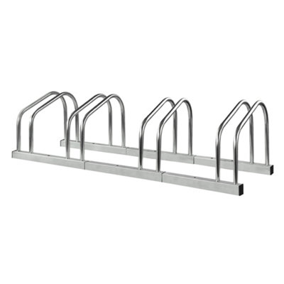4 Bike Stand Rack  Floor & Wall Mount Bicycle Parking for Indoor/Outdoor Use