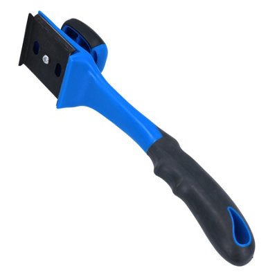 4 Blade Multi Scraper Remover Removal Rough + Fine Edges Soft Grip Handle