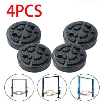 4 car jacking pads, rubber lifting blocks for hydraulic ramps, trolley ...