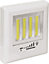 4-COB LED Light - Battery Powered Portable Wire Free Light with Dimmer for Wardrobes, Cupboards, Sheds, Garages & More