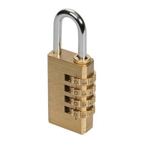 4 Digit Combination Padlock Number Code Security Suitcase Lock Gym Work Locker