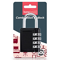 4 Digit Combination Padlock with Code, Locker Padlocks, Padlock for Gym Locker, Coded Padlock, Pad Lock, Suitcase Lock