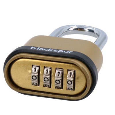 4 Digit Long Hardened Shackle Combination Padlock Security Lock Secure 10pk