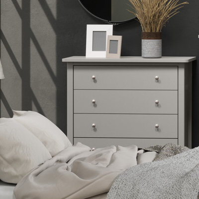 4 drawer chest  - Como Light Grey