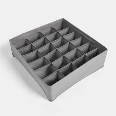 4 Drawer Organisers Foldable Fabric Storage Box Divider
