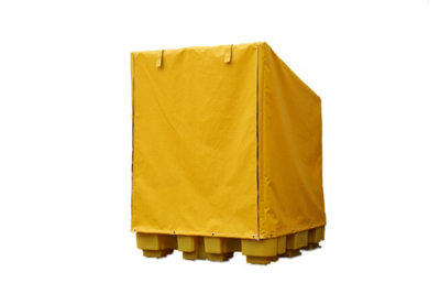 4 Drum Spill Pallet with Framed Cover