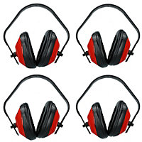 4 Ear Muffs Protectors Defenders Noise Plugs Safety With Adjustable Head Bands
