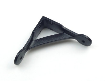 4" Epoxy Black Gallows Shelf Brackets Antique Cast Iron - Pair of Brackets