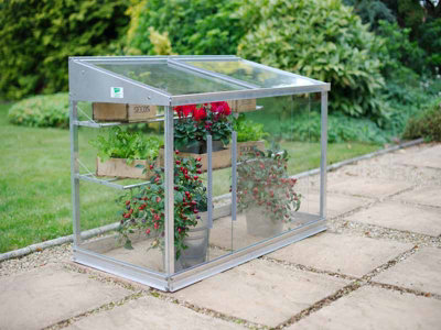 4 Feet Half Growhouse - Aluminium/Glass - L121 x W65 x H76 cm - Anthracite
