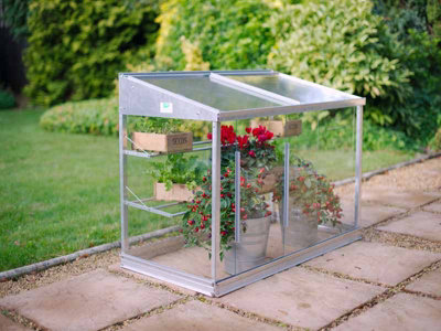 4 Feet Half Growhouse - Aluminium/Glass - L121 x W65 x H76 cm - Anthracite - 3