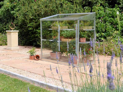 4 Feet Midi Growhouse - Aluminium/Glass - L121 x W65 x H117 cm - Anthracite - 3