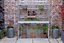 4 Feet Wall Frame/Growhouse - Aluminium/Glass - L121 x W63 x H149 cm - Chestnut Brown