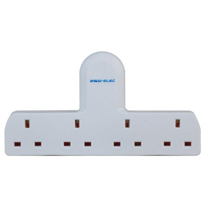 4 Gang Multi Plug Extension Socket Adaptor