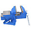 4" Heavy Duty Engineer Swivel Bench Vice Vise Clamp Workbench with Anvil