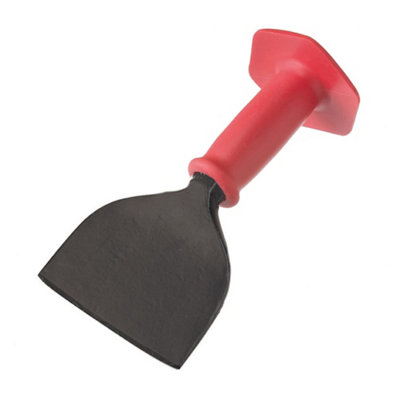 4" Heavy Duty Large Bolster Chisel with Hand Guard for Brick Masonry