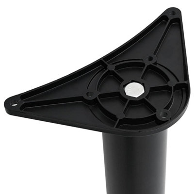 4 Height Adjustable Table Legs Black 870 Mm