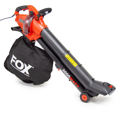 4-in-1 Garden Vacuum & Blower Fox 3000w Gulper with Macerating Blades