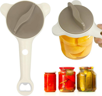 4-in-1 Jar Opener for Seniors and Weak Grip, Multifunctional Kitchen ...