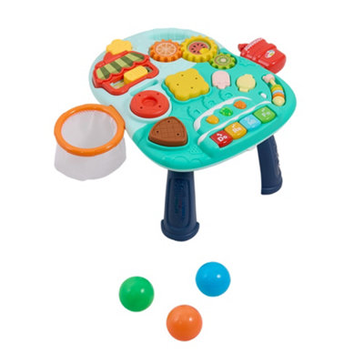 4 IN 1 Kid Toddler Pink Walker & Activity Table