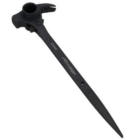 4 in 1 Scaffold Spanner Ratchet Podger Bi-Hex 19 & 21mm Claw Hammer Pry Bar