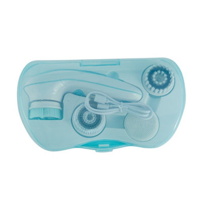 proactiv plus+Cleansing Brush セット 4 in 1 Waterproof Electric Facial Cleansing Brush Set with 4 Brush