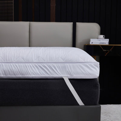 4 Inch Luxury Thick Heated Mattress Topper - 4